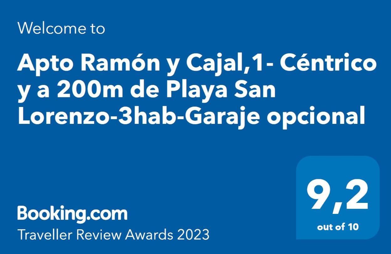 Apto Ramon Y Cajal,1- Centrico Y Cerca De Playa San Lorenzo-3Hab Garaje Opc 기욘 외부 사진